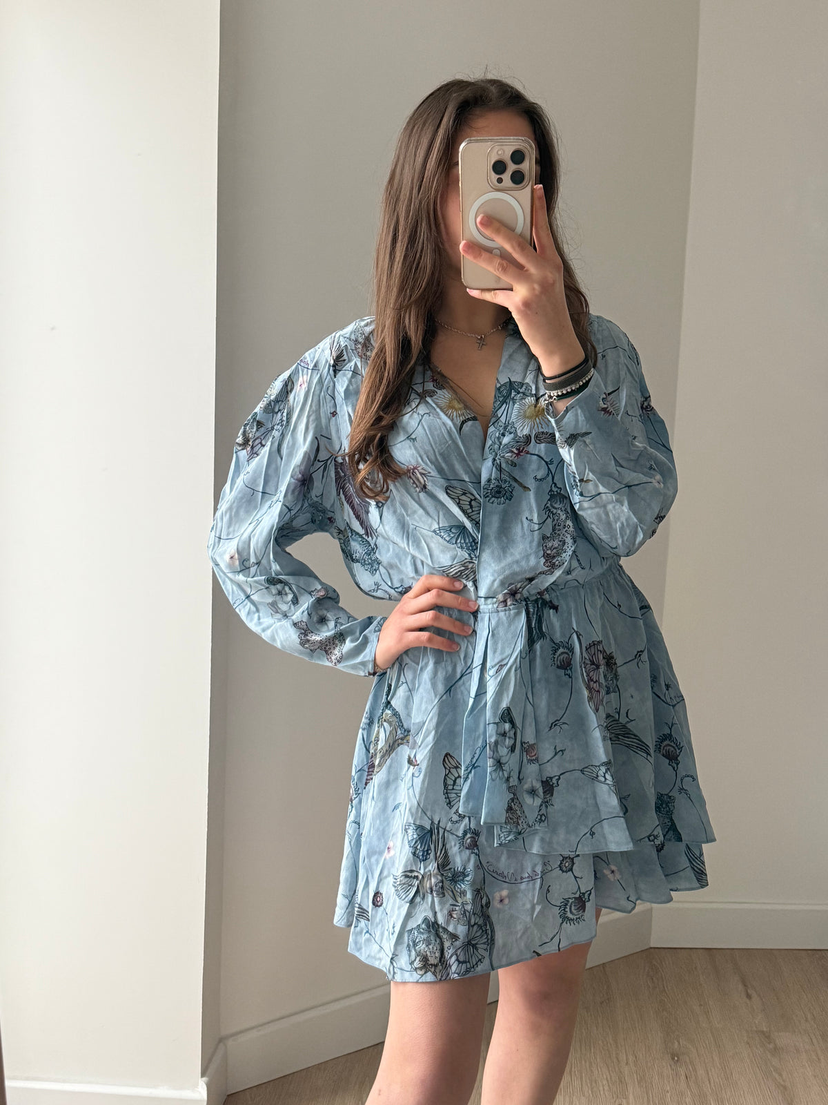 robe bleu patineuse zadig & voltaire Taille L