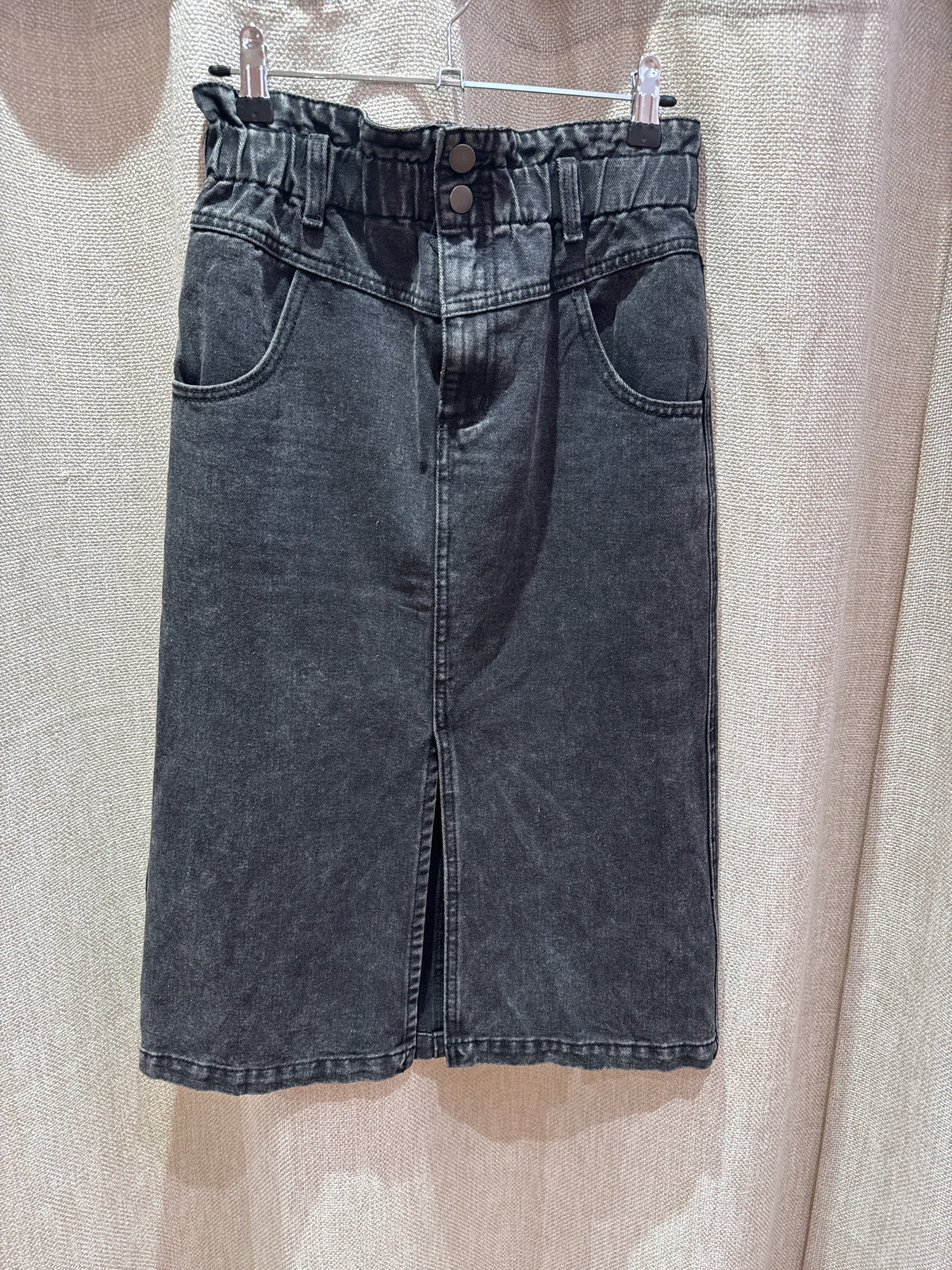 Jupe en jean gris Vila T.36