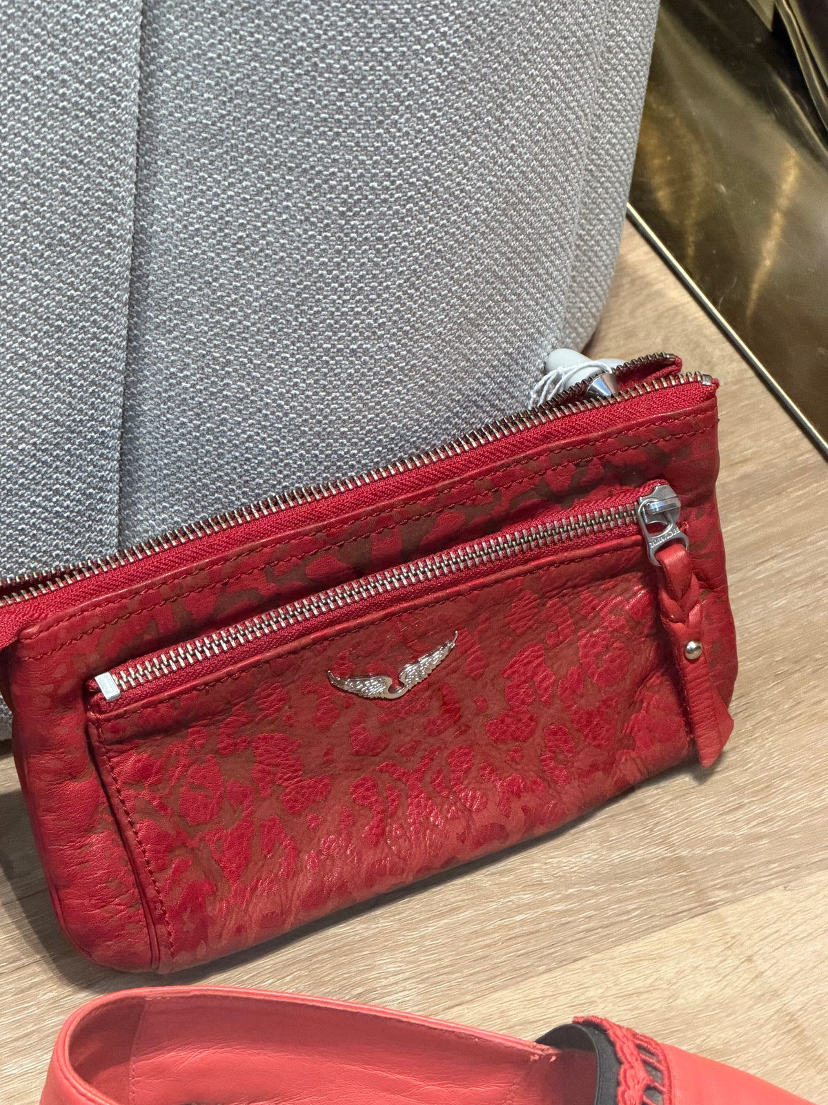 Pochette Zadig et voltaire cuir 24/10