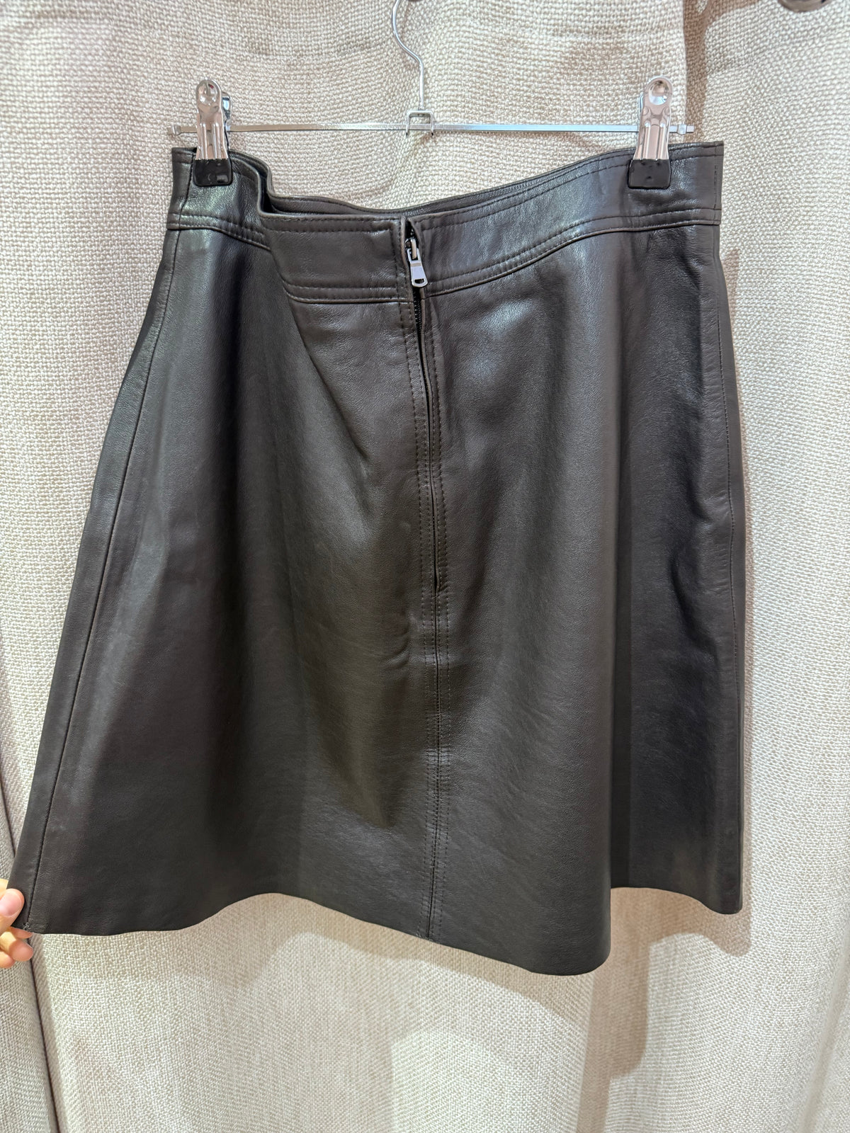 Jupe marron Vanessa Bruno cuir taille 40