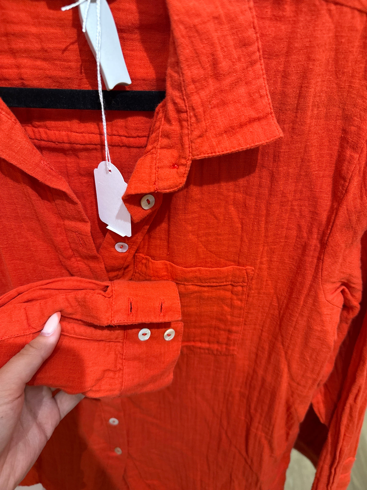 Chemise rouge Maison 123 ML T.M