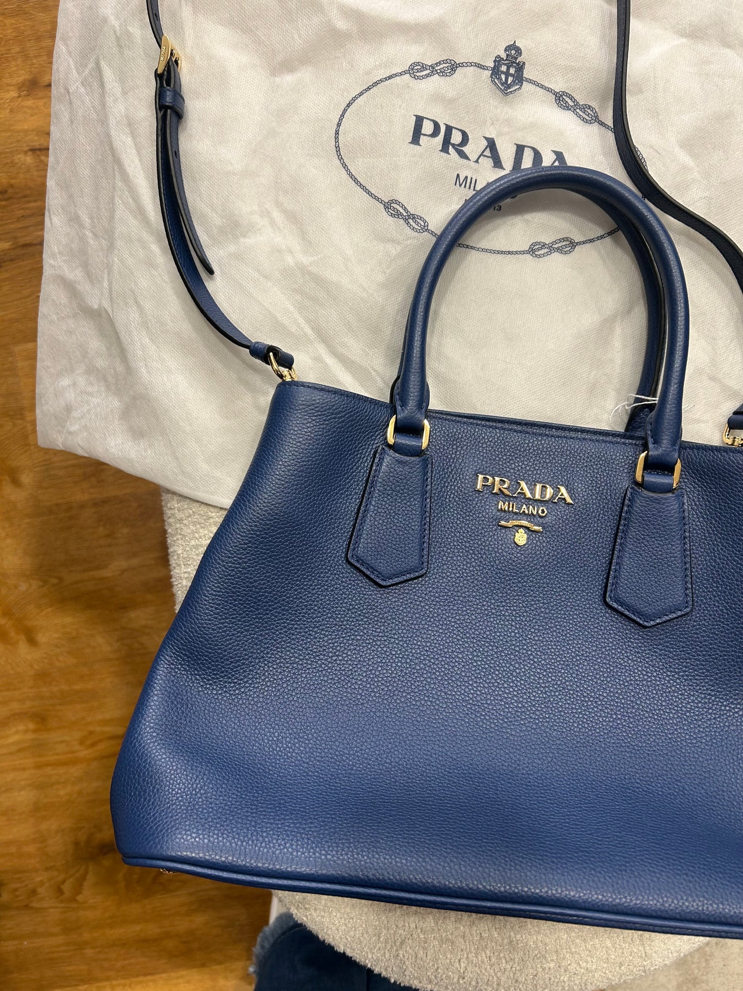 Sac à main Prada Vitello Daino