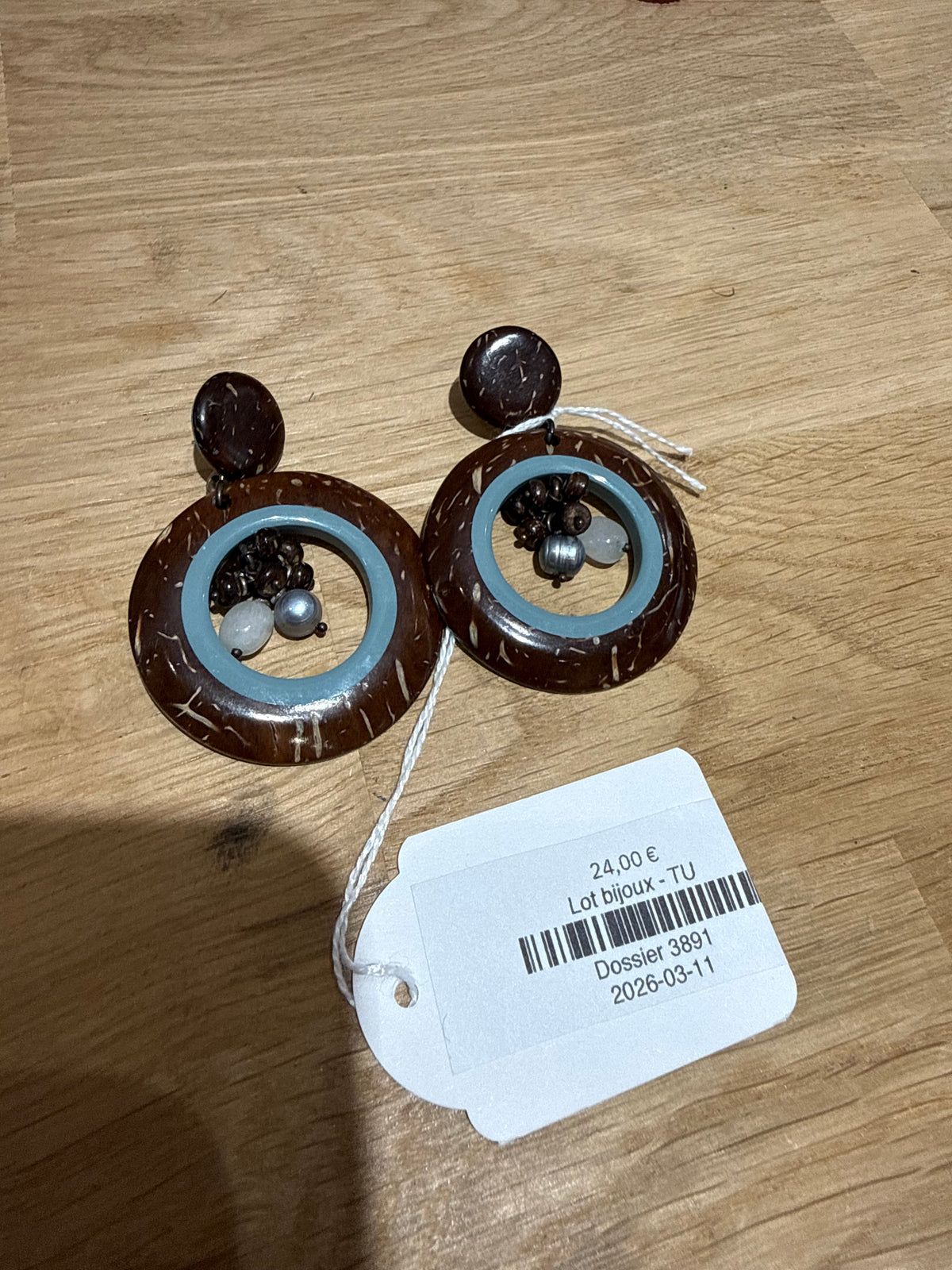 Boucles d’oreilles marque nature