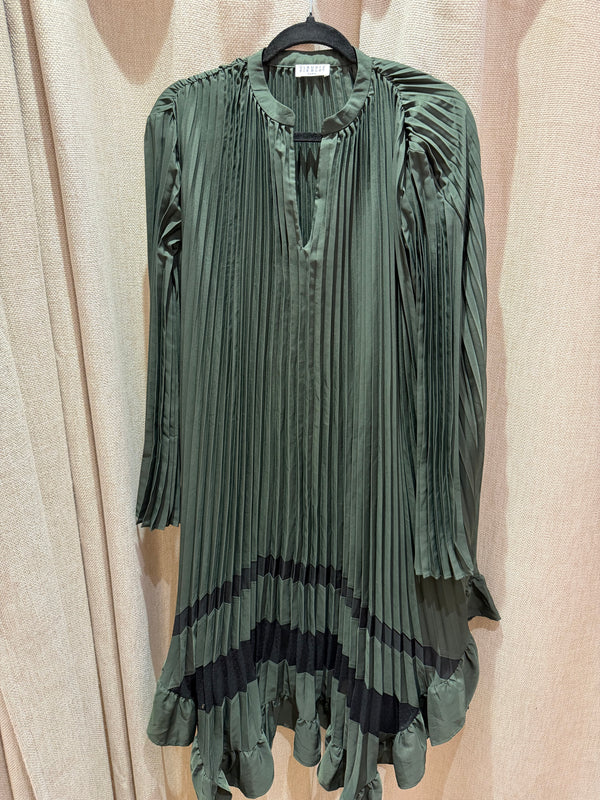 Robe Claudie Pierlot kaki T.38 04/10