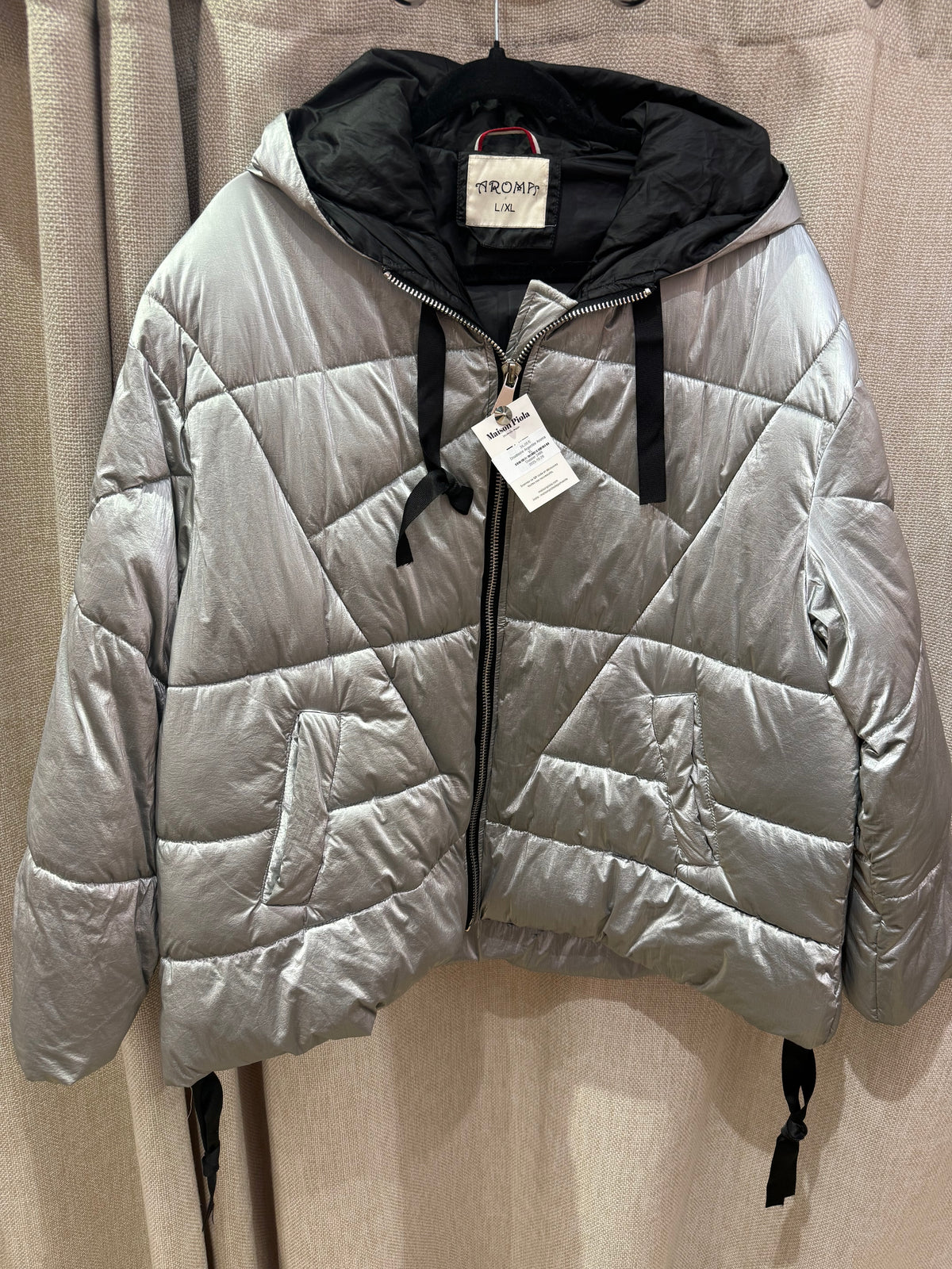 Doudoune Argentée Aroma XL