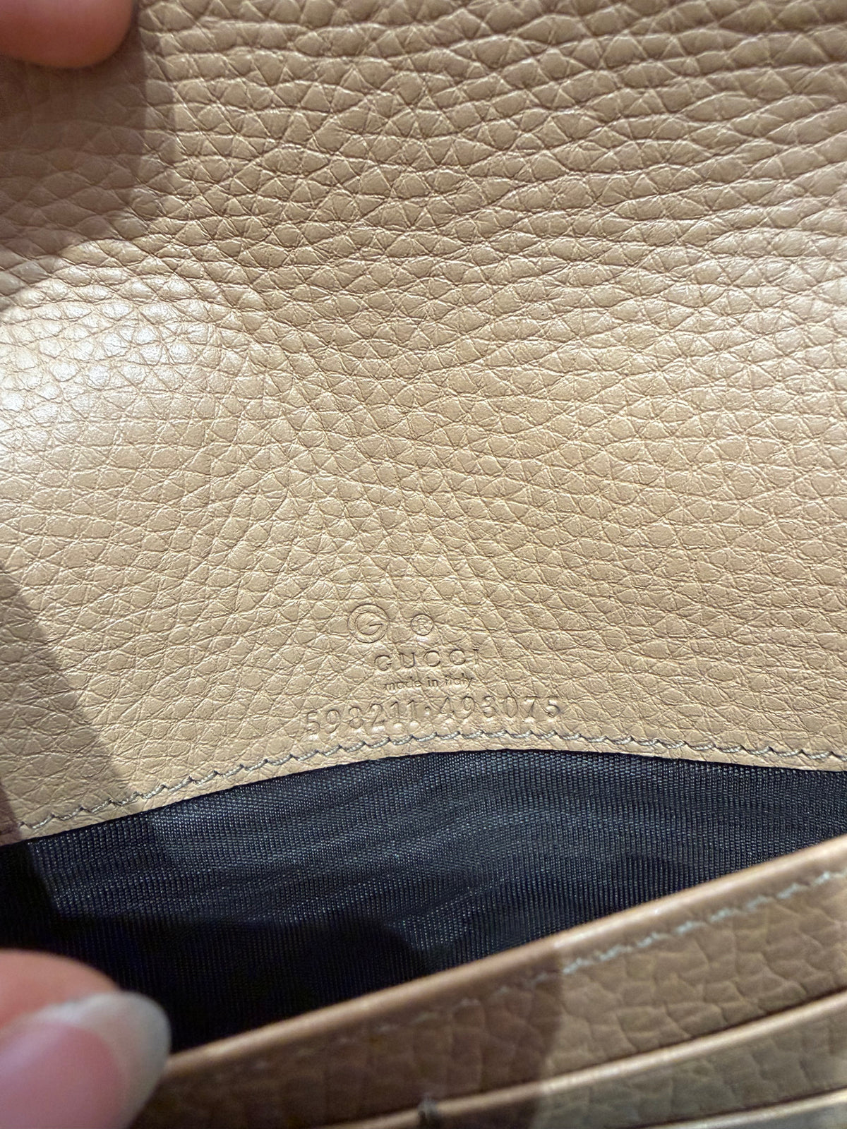 Sac Gucci soho 23/09