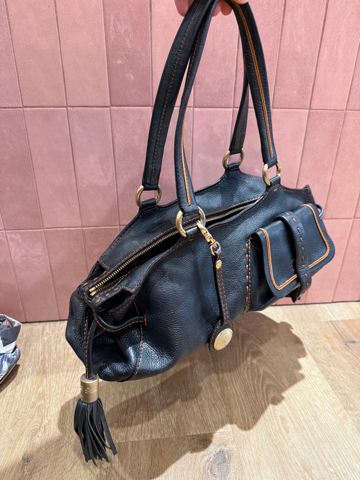 Sac lancel bleu marine