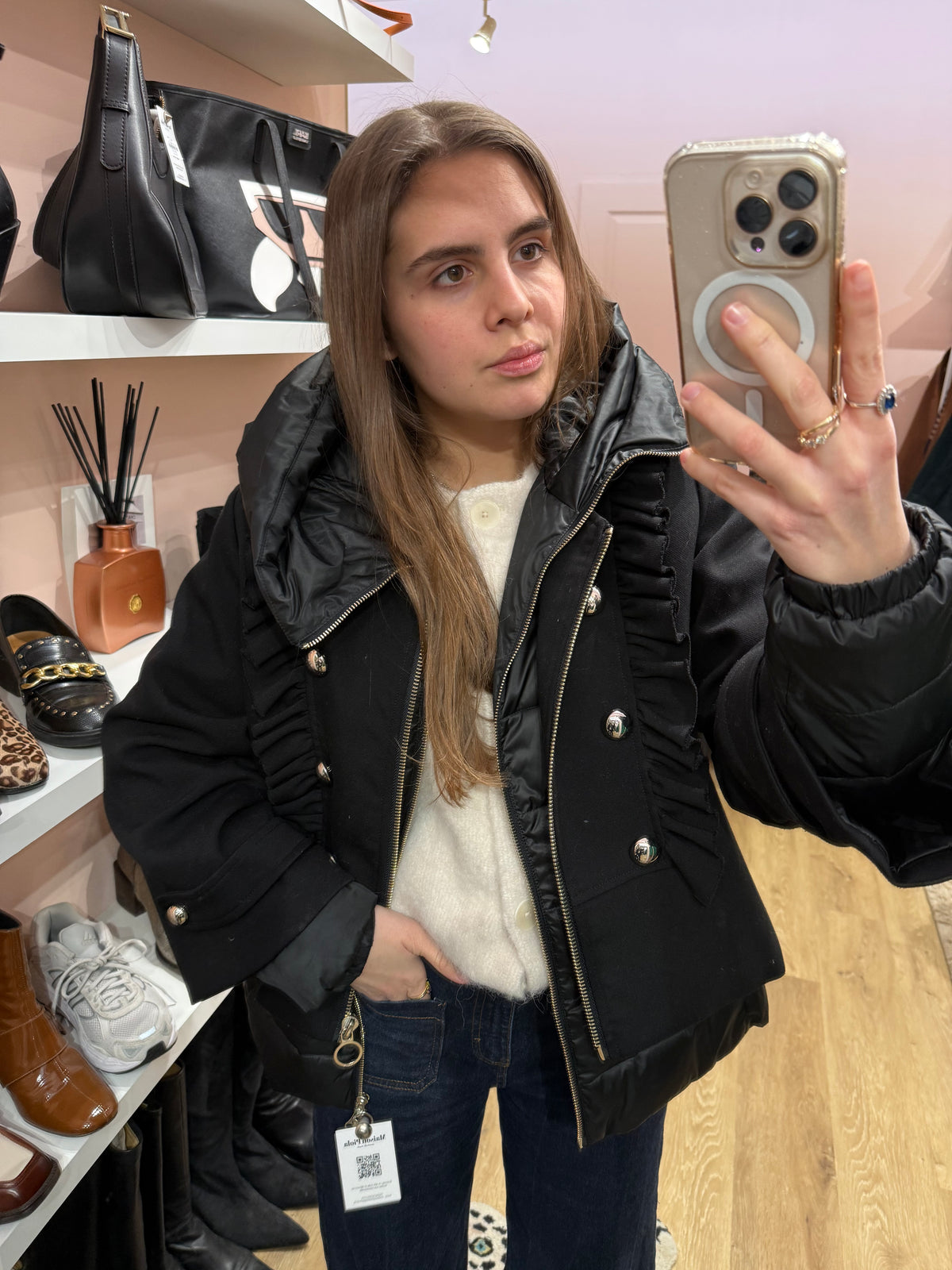 Veste noire Pinko T.42