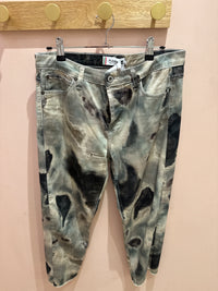 Jean kaki et blanc Please - kaki et blanc - T.M