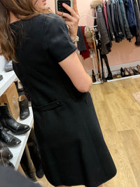 Robe Noire Courrèges T.38 01/10