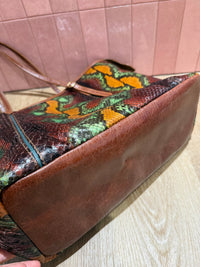 Sac Claris Virot Vert cuir 04/06