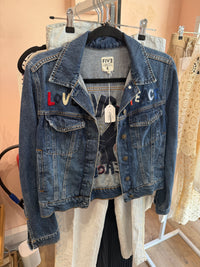 Veste en jean Five T.S 06/06