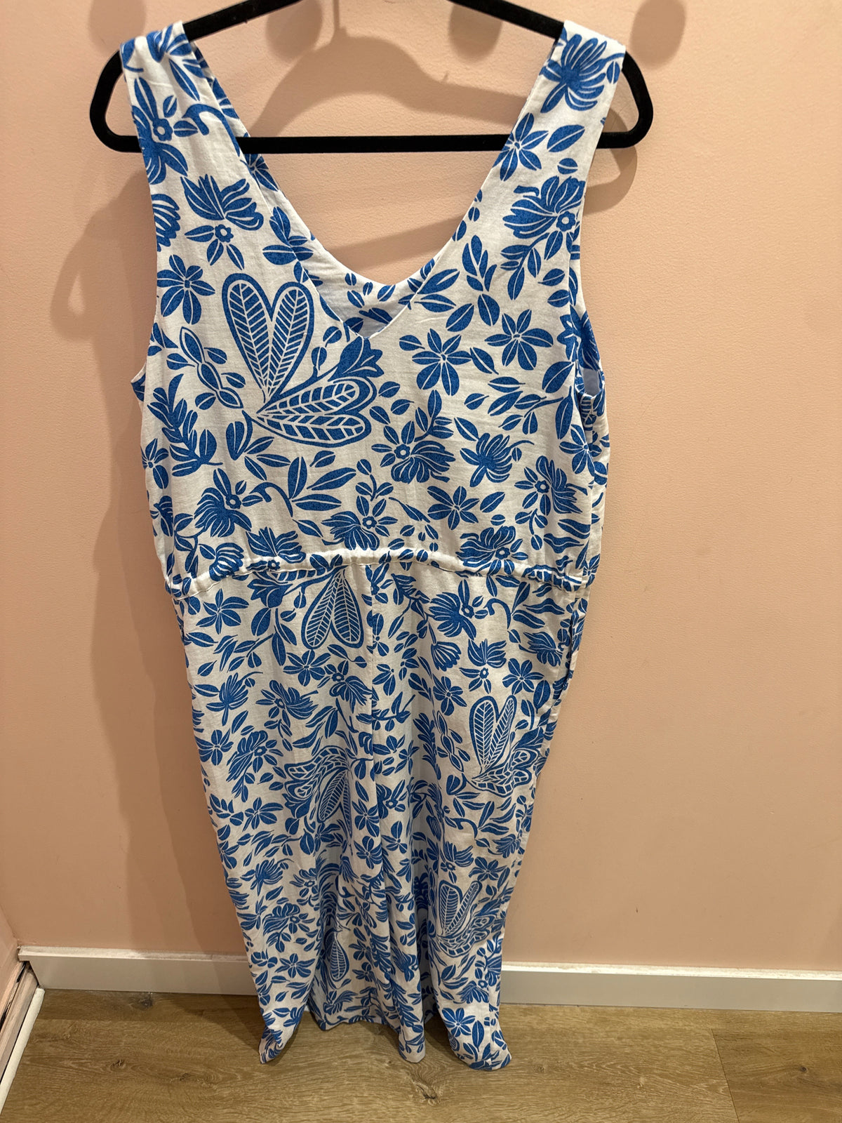 Combinaison bleue blanche Modetrotter