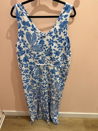 Combinaison bleue blanche Modetrotter