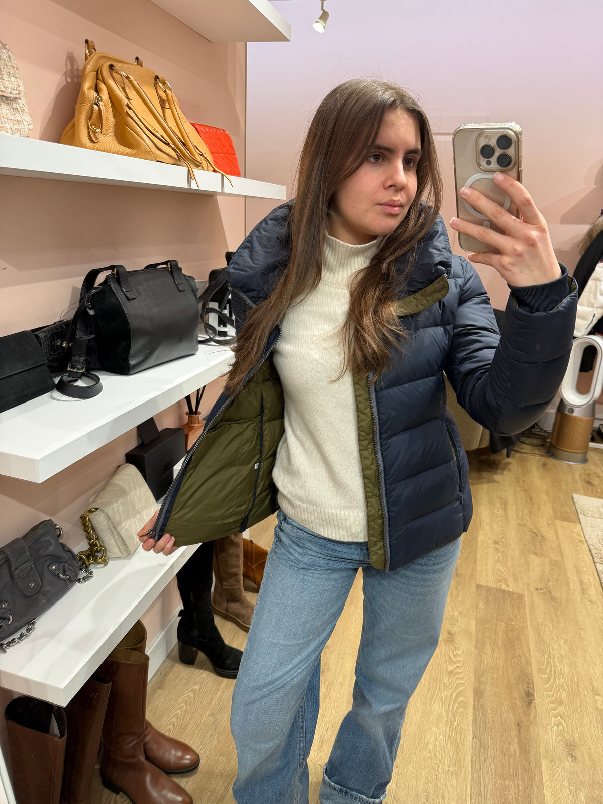 Doudoune bleu marine Colmar T.S