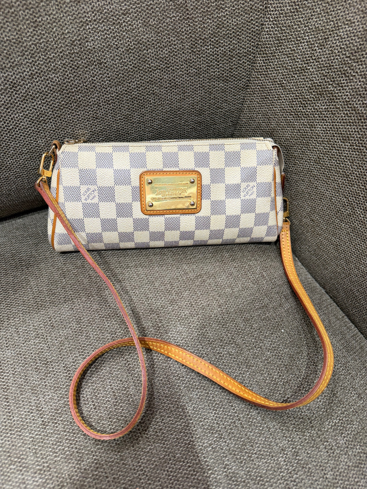 Sac Eva Louis Vuitton damier azur 17/09