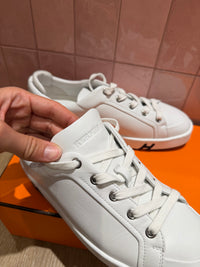 Baskets blanches Hermès T.38 27/08