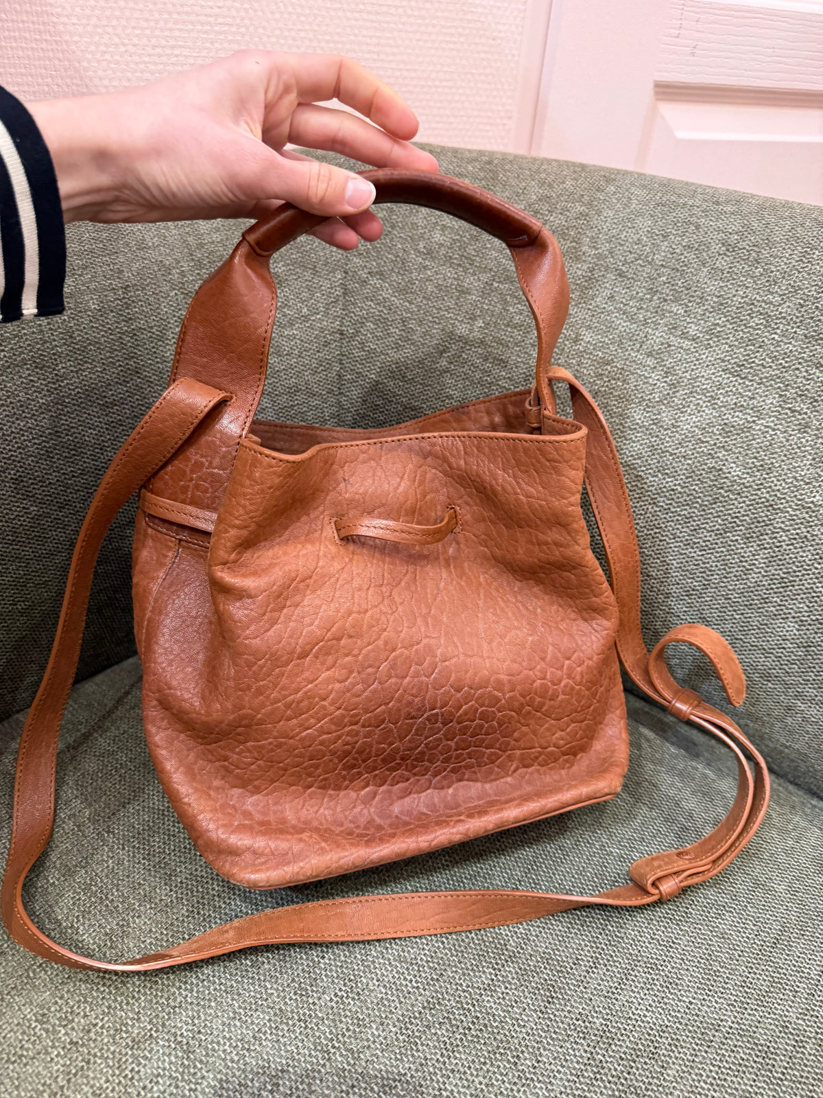 Sac Gérard Darel en cuir marron