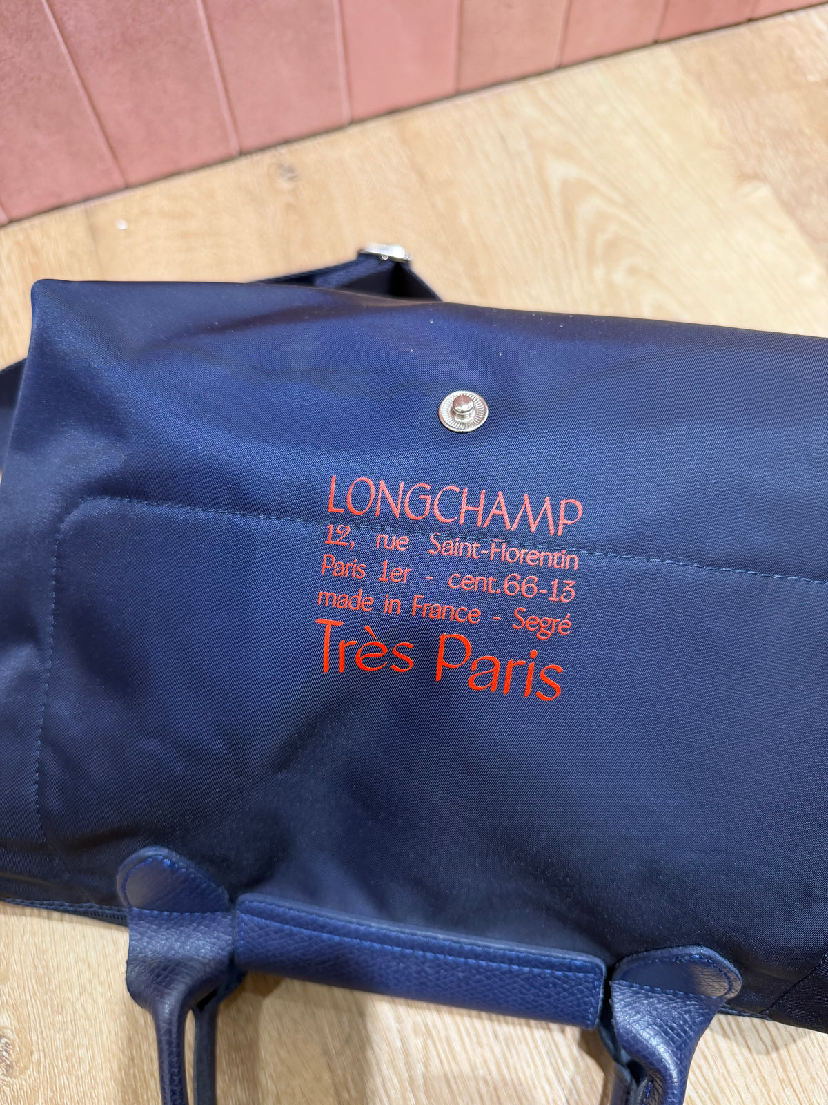 Sac Longchamp bleu marine 08/08
