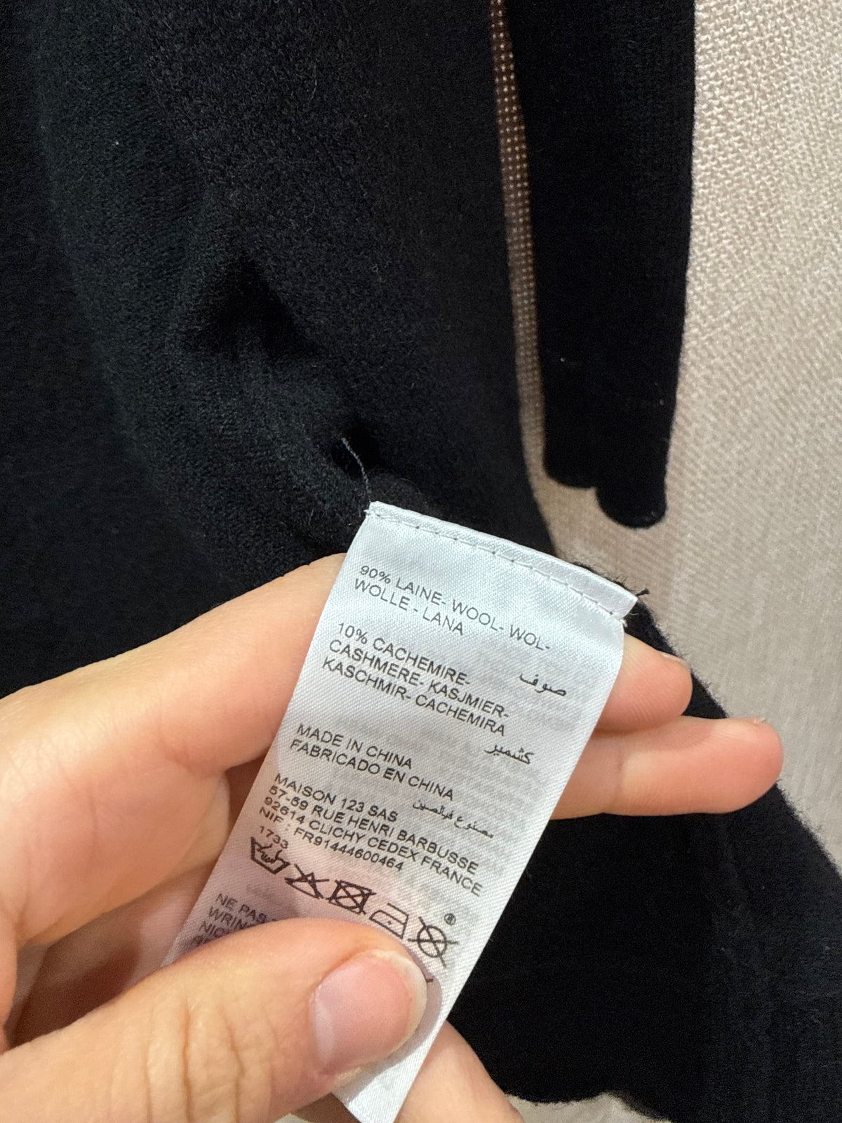 Gilet Noir Maison 123 T.S