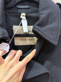 Burberry Manteau noir T.34 20/07