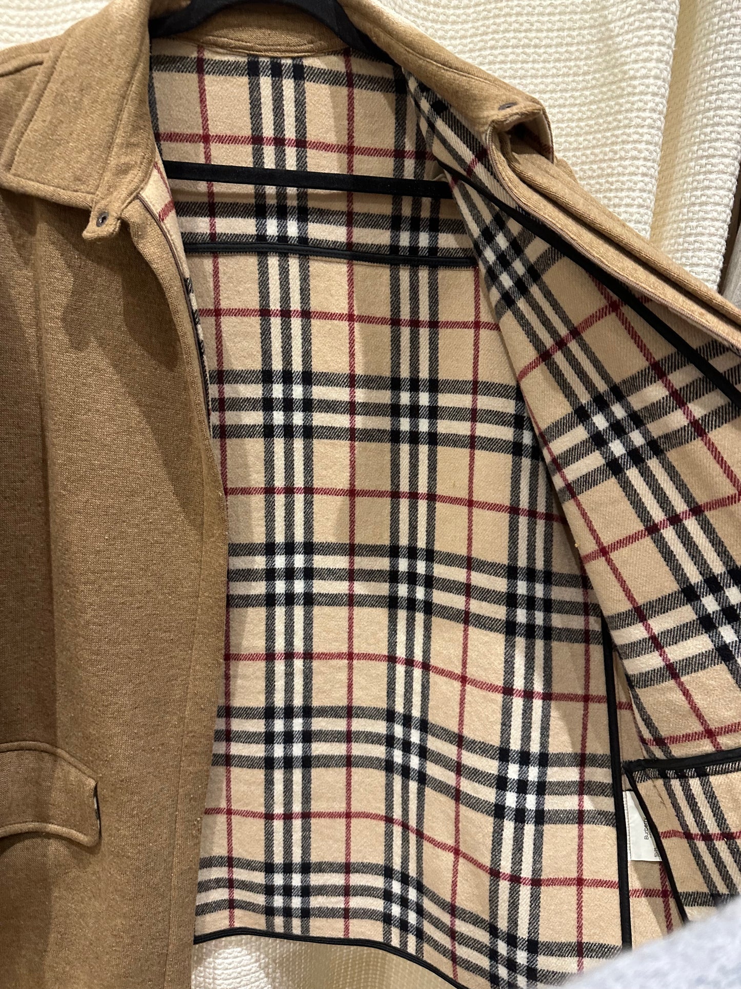 Veste laine burberry T.XL