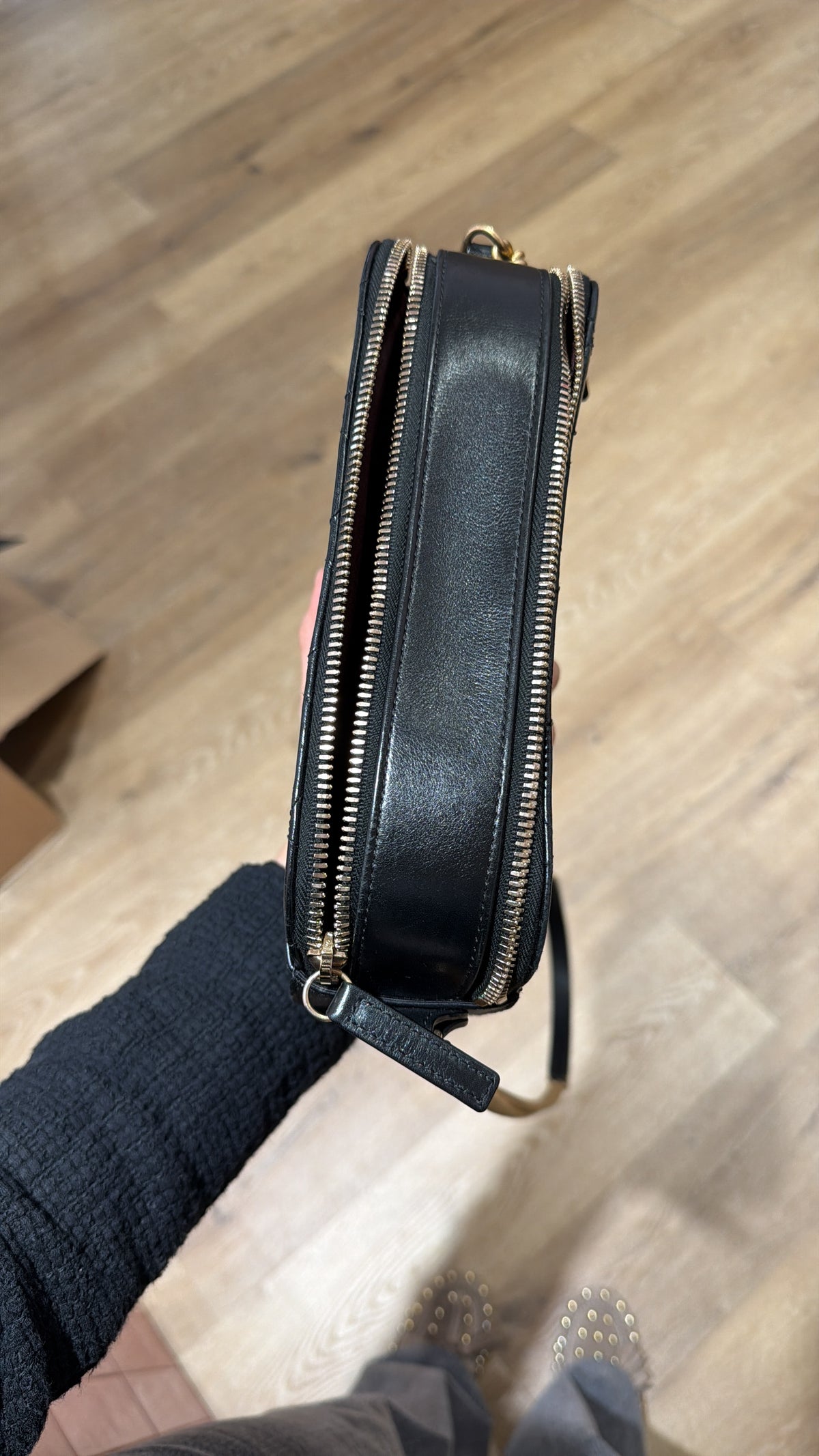 Sac caméra Chanel noir