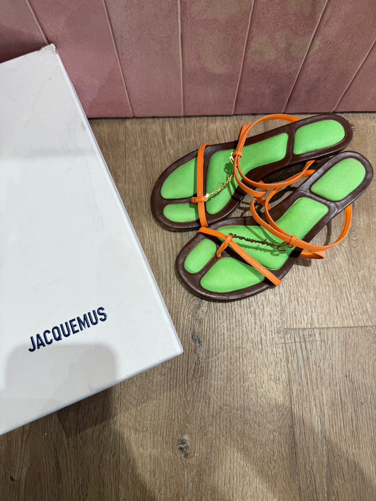Sandales Jacquemus marron T.38 18/06