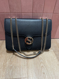 Sac gucci noir interlocking 26/05 vente privée