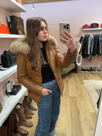 One Step - Camel - T36 - Doudoune cuir