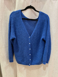 Pull bleu maille Maison 123 T.M