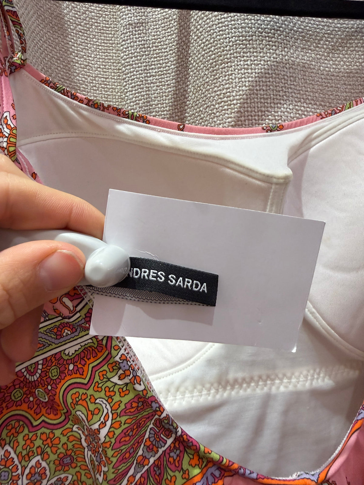 Maillot de bain Andres Sarda rose T.40