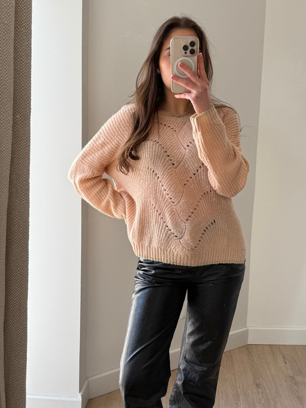 Pull rose poudre One Step T.M/L