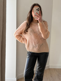 Pull rose poudre One Step T.M/L