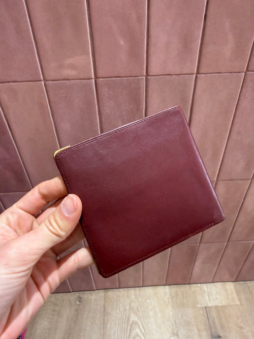 Porte-feuille cartier cuir