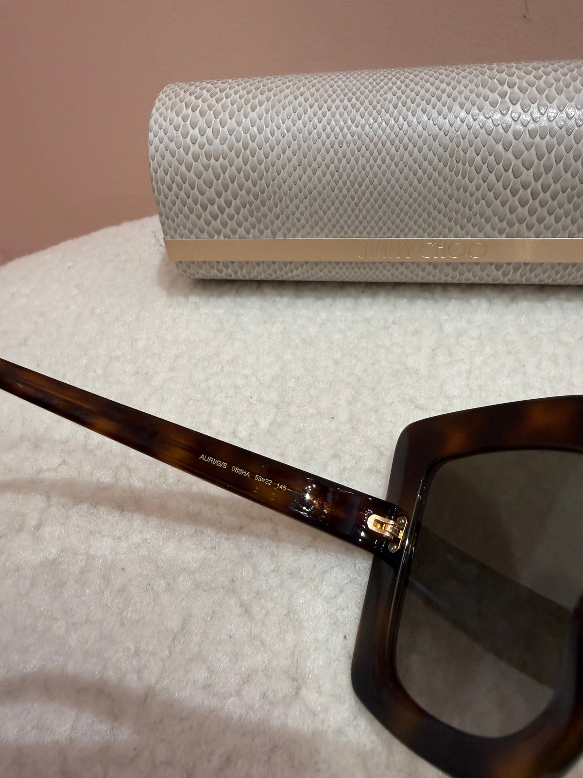 Lunettes Jimmy choo marron