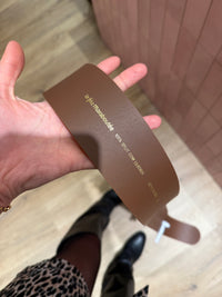 Ceinture marron La Fée Maraboutée T.L