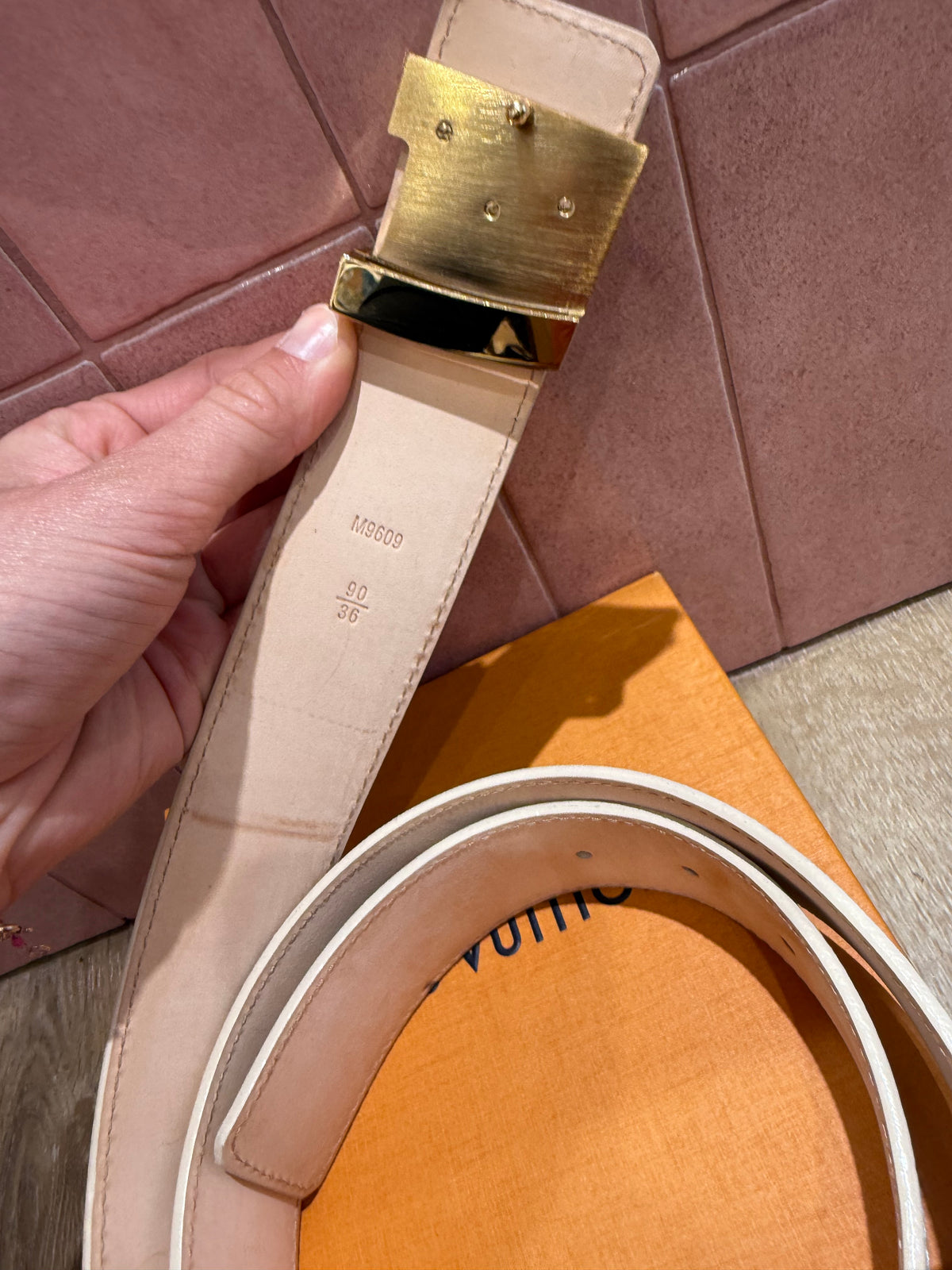 Ceinture Louis Vuitton 90