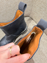 Zadig & Voltaire - Bottines noires à talons - T.37 01/09