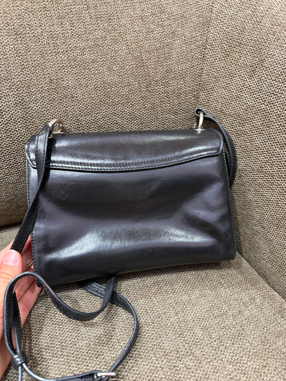 Sac lancel noir en cuir 11/08