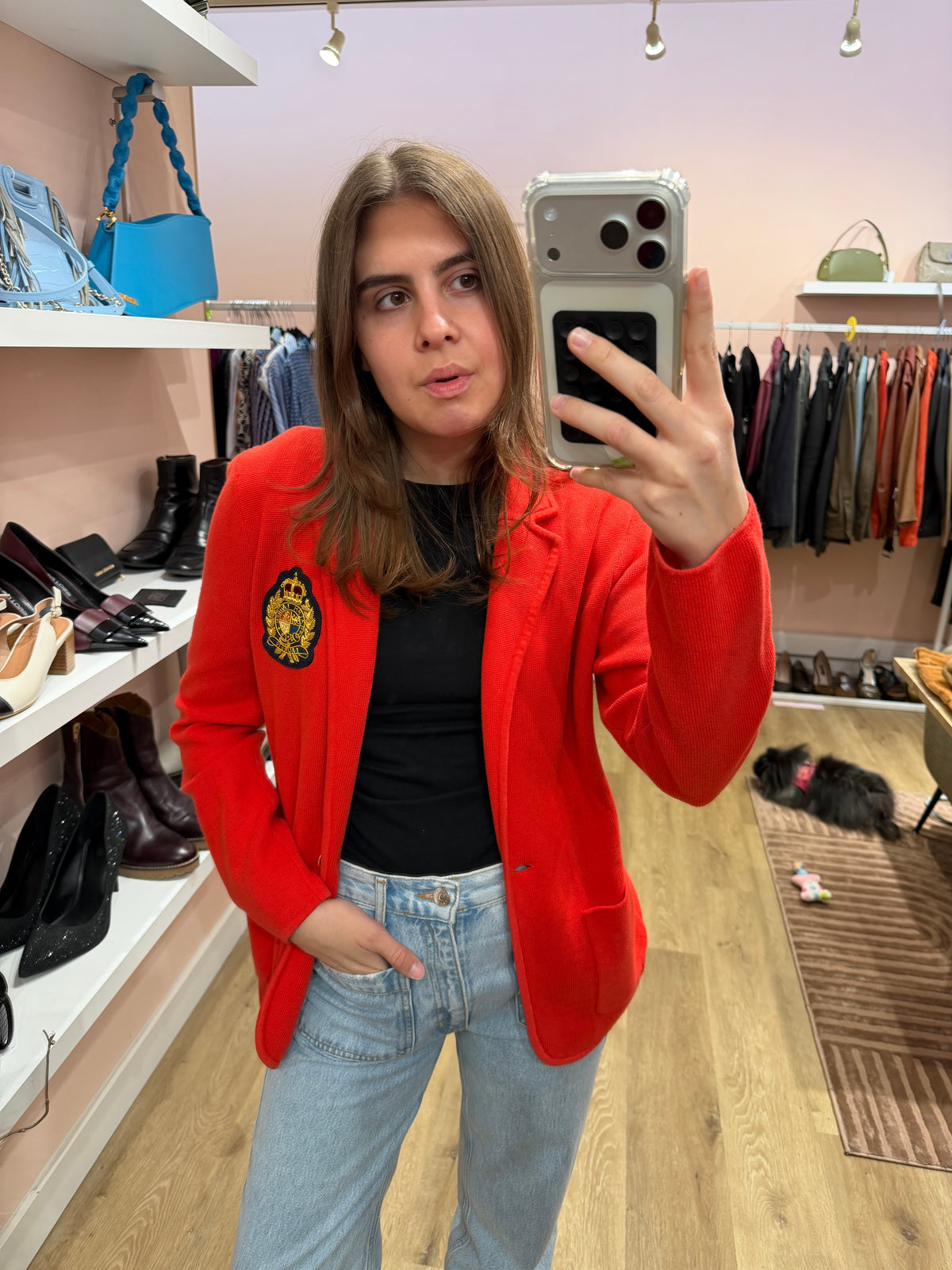 Blazer rouge Ralph Lauren - T.S 14/09