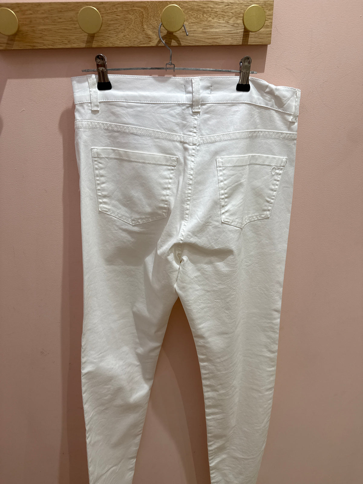 Pantalon blanc ciré T.42