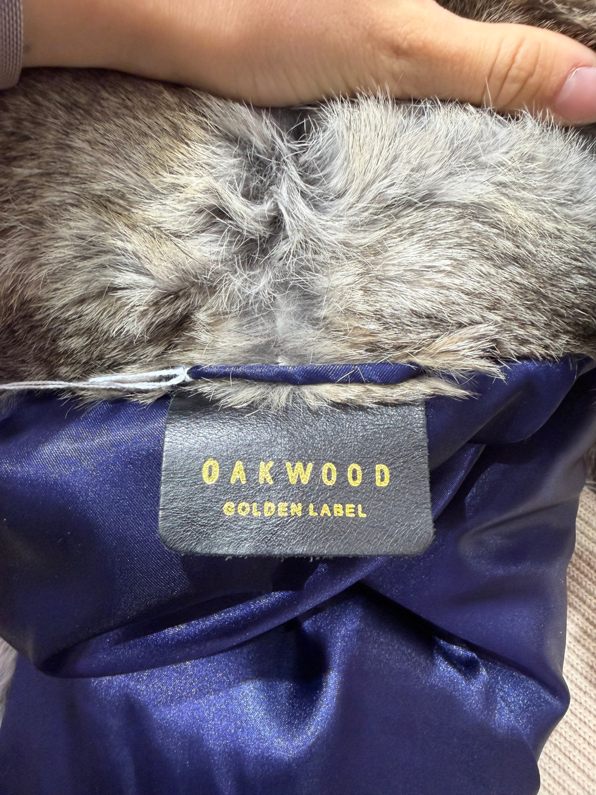 Manteau fourrure en lapin oakwood T.36 23/09