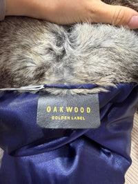 Manteau fourrure en lapin oakwood T.36 23/09