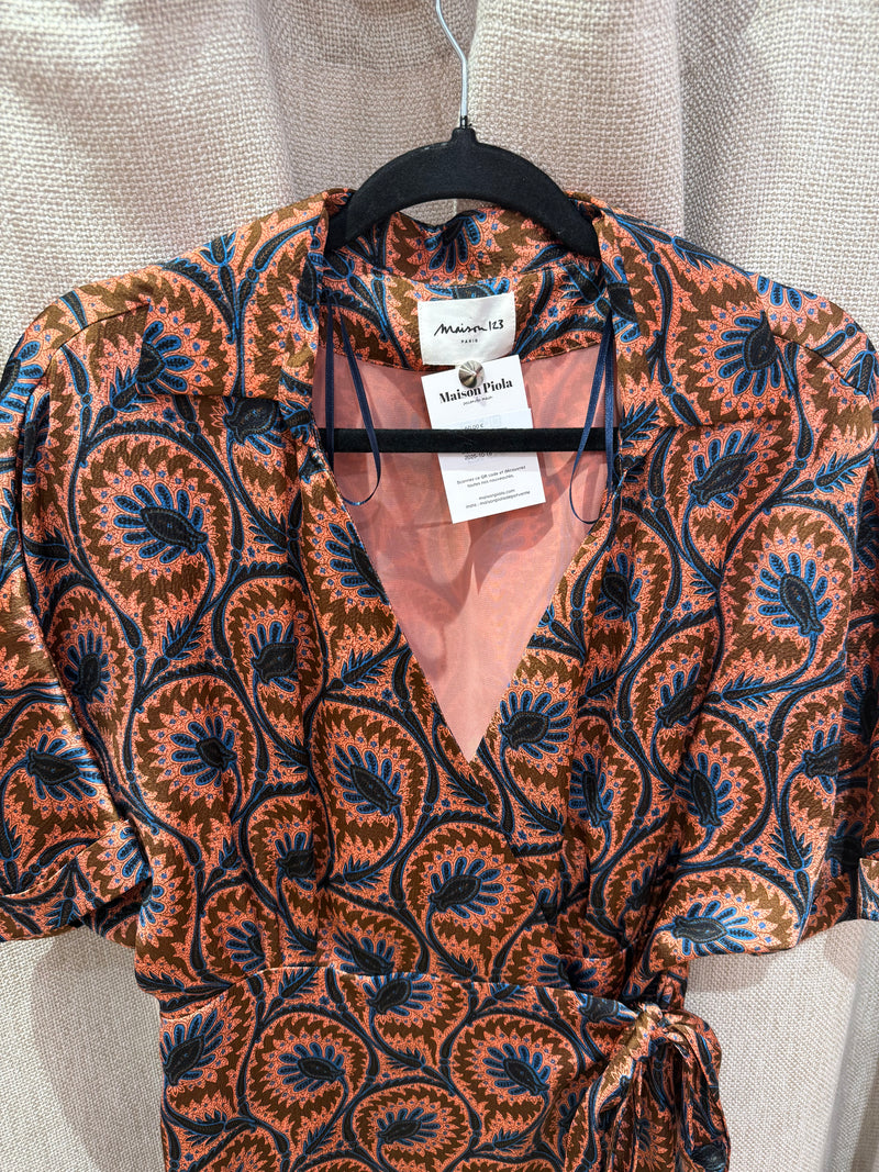 Robe rose et bleue Maison 123