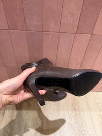 Bottines marron Longchamp T.37 23/10