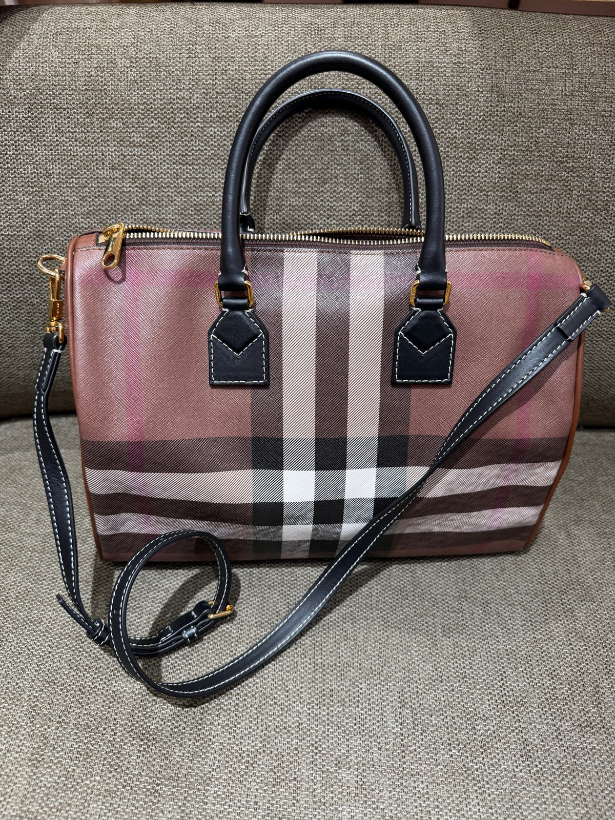 Sac bowling moyen Check (cabas) 15/10
