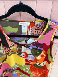 Débardeur rouge et violet Christian Lacroix T.XL