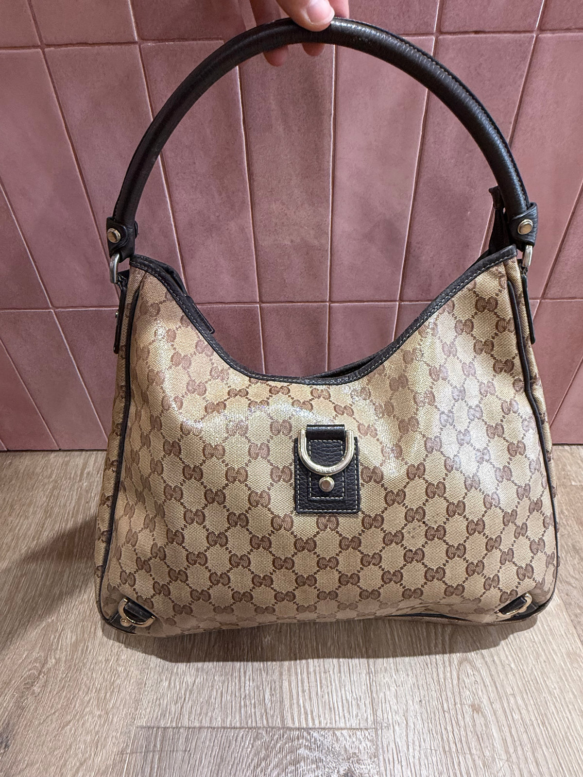 Sac Gucci beige toile enduite 03/06