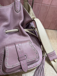 Sac lancel violet en cuir premier flirt 10/06